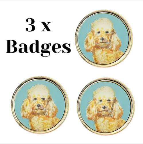 Poodle lapel pin - poodle,