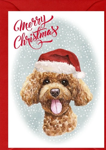 Poodle dog 4 - dog, (4"x