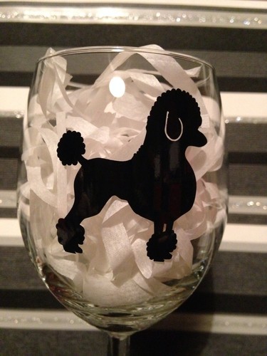 Poodle dog vinyl sticker - dog,