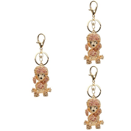 Poodle key chains cute - chains, dog