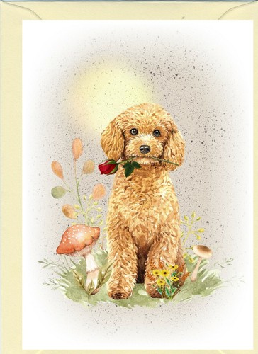 Poodle dog - (4"x, 6")