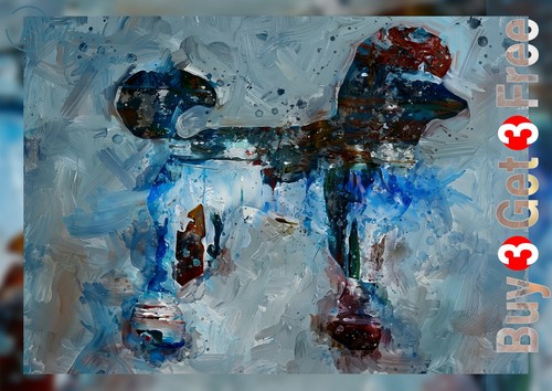 Poodle 5x7 print matte - poodle,