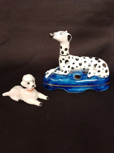 Vintage ceramic dog - vintage,