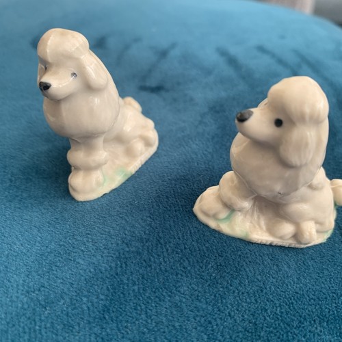 Wade poodle figurines - wade,