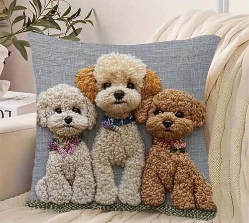 Super soft poodle - dog, cushion
