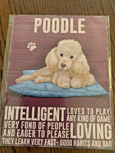 Dog sign poodle 10 - ,