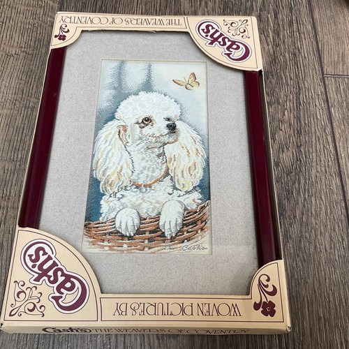 Vintage woven silk picture - vintage,